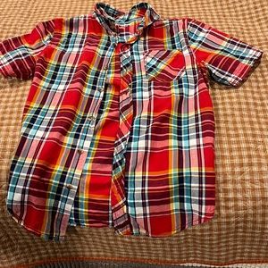 Boys XL 14/16 Arizona Jeans co Short Sleeve Button-down Shirt